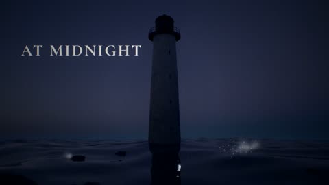 The tower at midnight