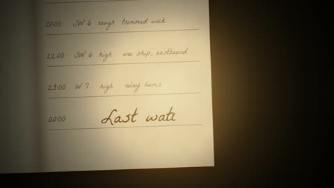 “Last watch.” in the log