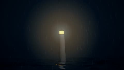 The beam from the ship